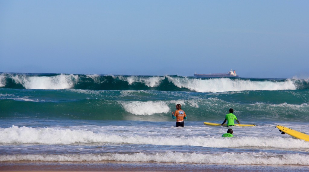 Les vagues étaient tout de même assez grosses ce jour-là !