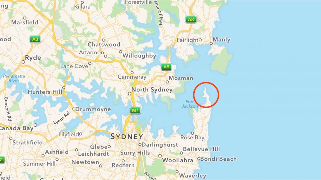 autralie-sydney-watsons-bay-carte